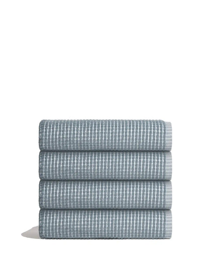 Sculpted Terry Bath Towels