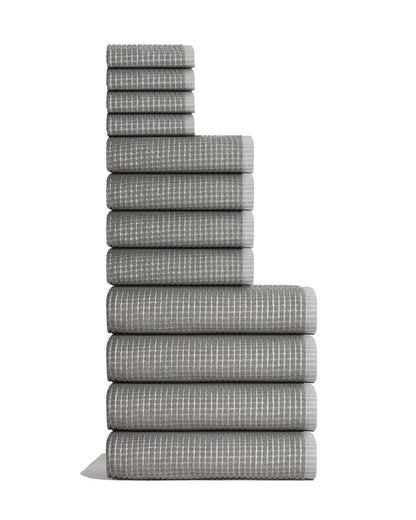 Sculpted Terry 12pc Move-In Towel Bundle