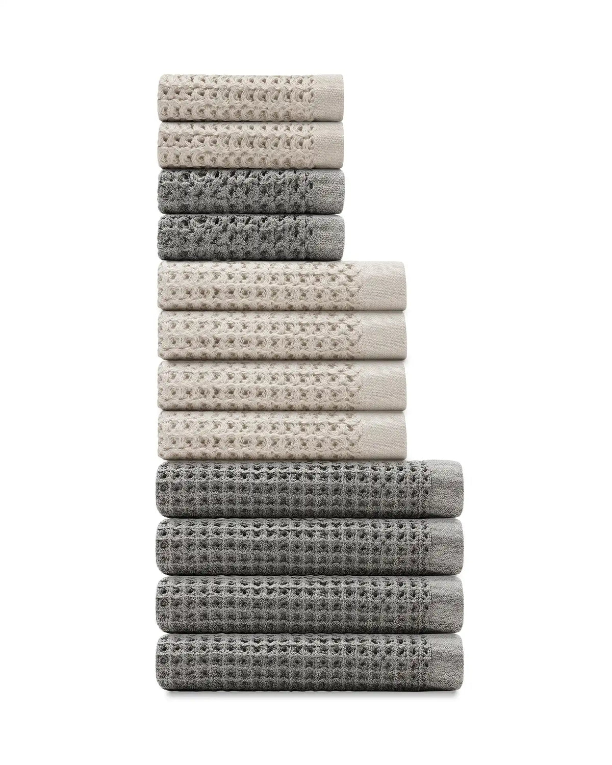 Supima® Waffle 12pc Bath Towel Move-In Bundle