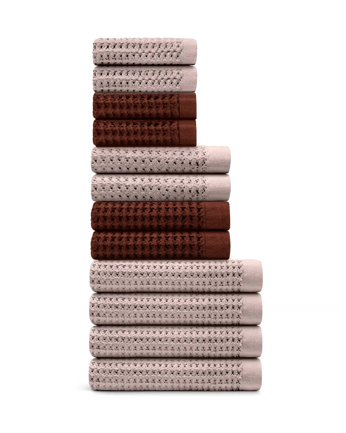 Supima® Waffle 12pc Bath Towel Move-In Bundle