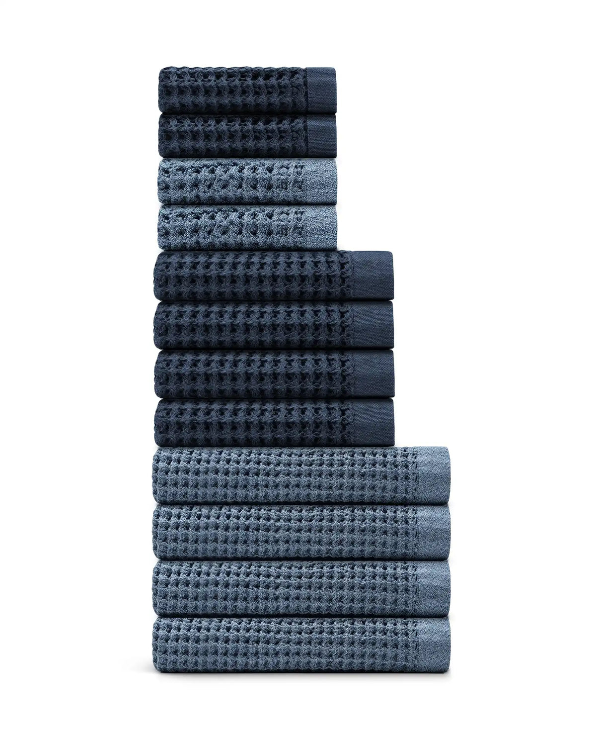 Supima® Waffle 12pc Bath Towel Move-In Bundle
