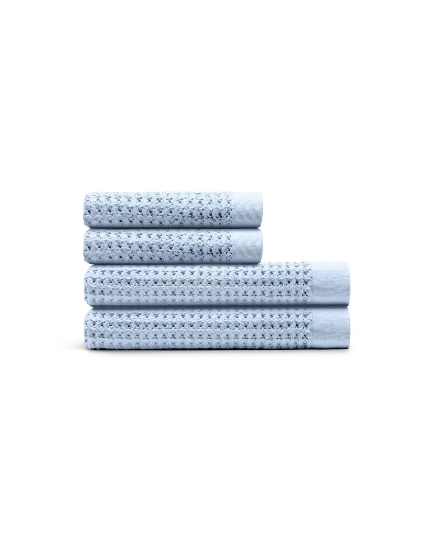 Supima® Waffle 4pc Bath Sheet Bundle