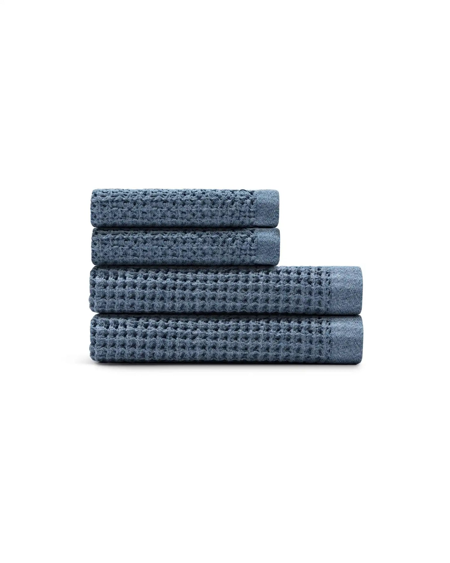 Supima® Waffle 4pc Bath Sheet Bundle