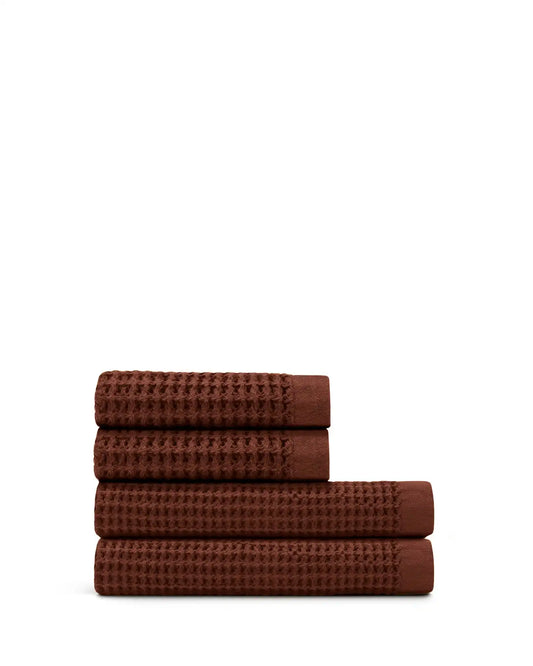 Supima® Waffle 4pc Bath Sheet Bundle