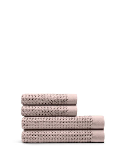 Supima® Waffle 4pc Bath Sheet Bundle