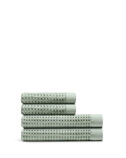 Supima® Waffle 4pc Bath Sheet Bundle