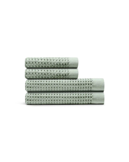 Supima® Waffle 4pc Bath Sheet Bundle
