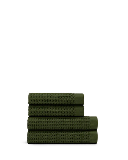 Supima® Waffle 4pc Bath Towel Bundle