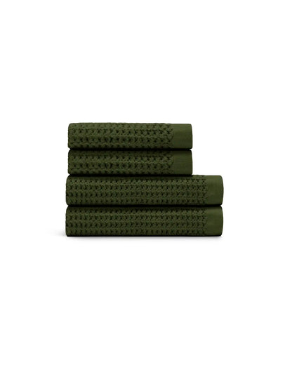 Supima® Waffle 4pc Bath Towel Bundle