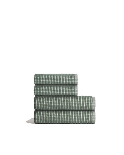 Sculpted Terry 4pc Towel Bundle