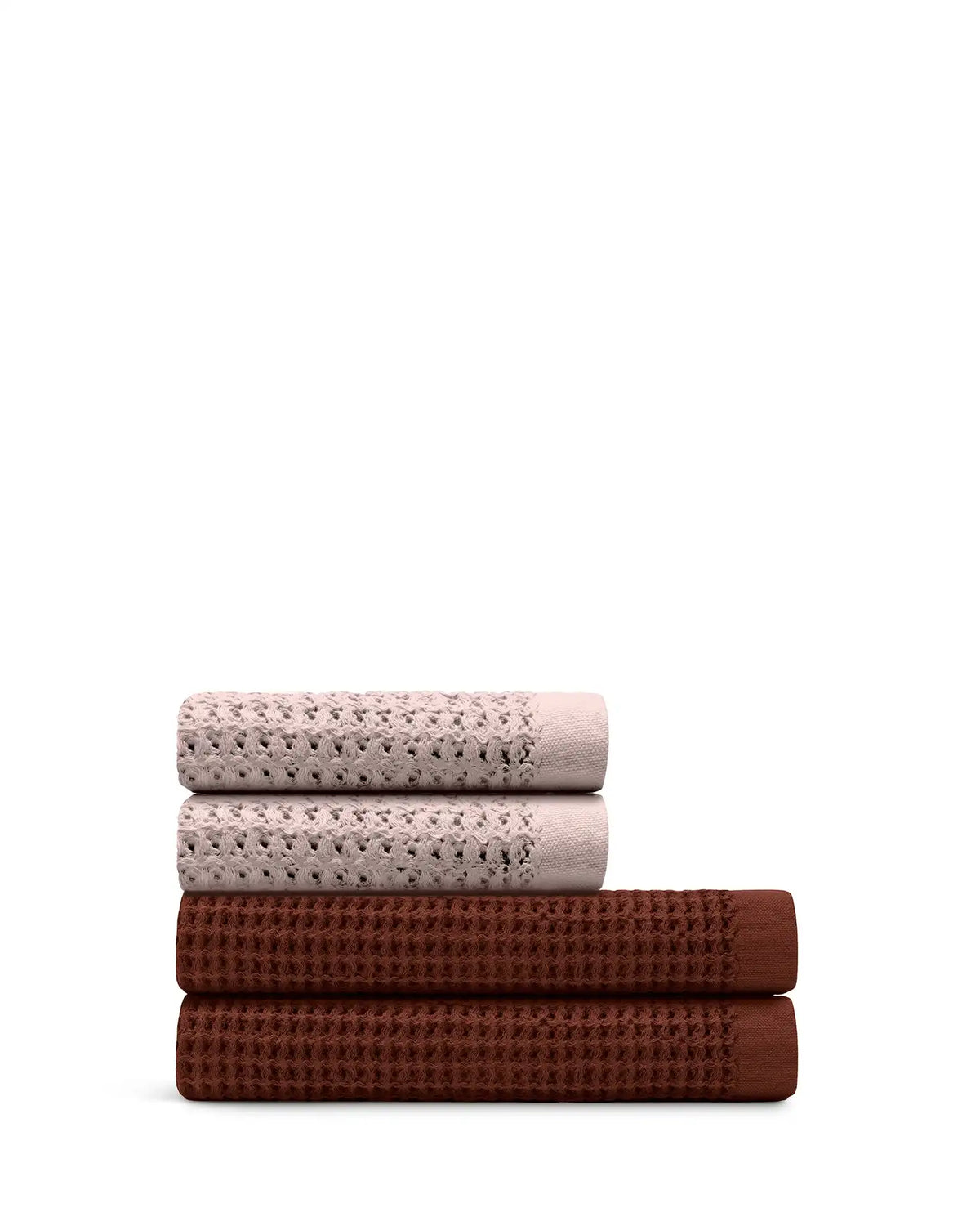 Supima® Waffle 4pc Bath Sheet Bundle