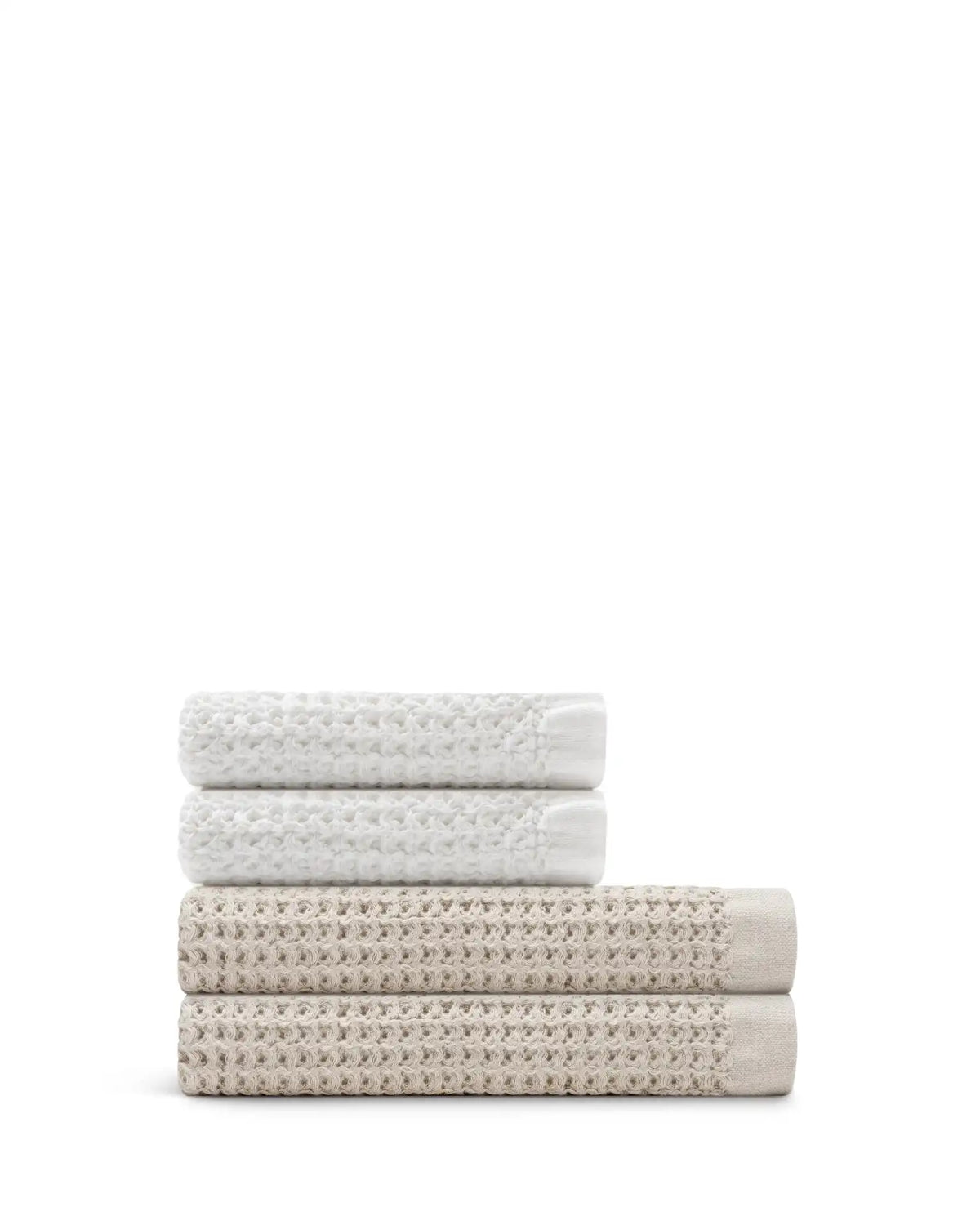 Supima® Waffle 4pc Bath Sheet Bundle