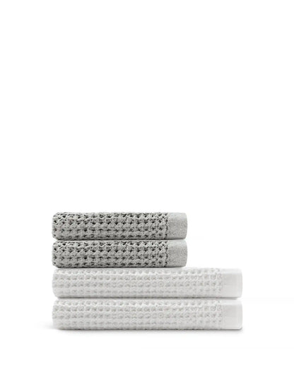 Supima® Waffle 4pc Bath Sheet Bundle