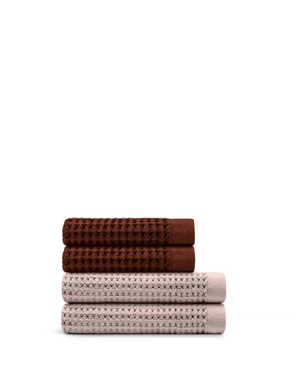 Supima® Waffle 4pc Bath Towel Bundle