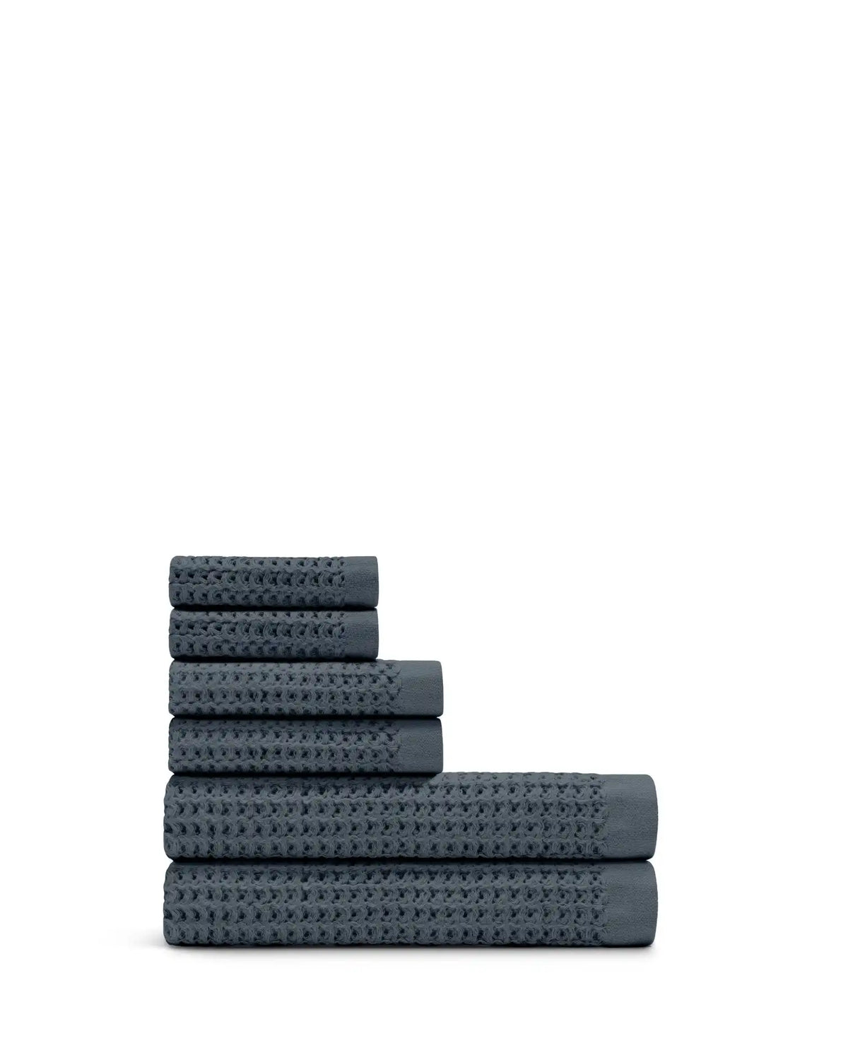 Supima® Waffle 6pc Bath Sheet Bundle