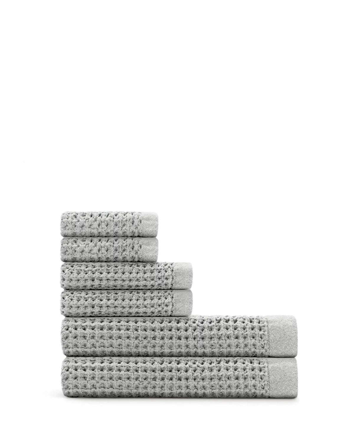 Supima® Waffle 6pc Bath Sheet Bundle