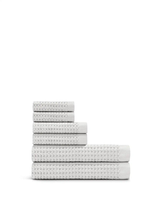 Supima® Waffle 6pc Bath Sheet Bundle