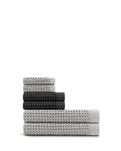 Supima® Waffle 6pc Bath Sheet Bundle