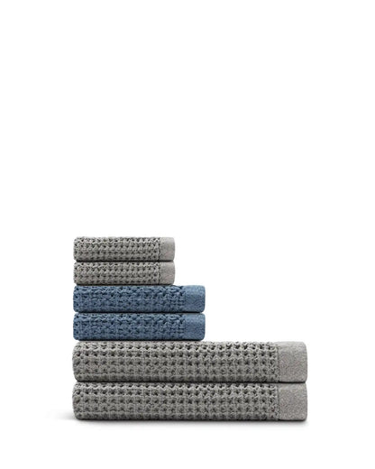 Supima® Waffle 6pc Bath Sheet Bundle