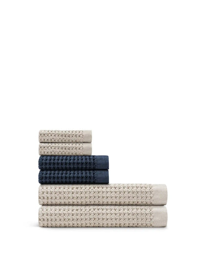 Supima® Waffle 6pc Bath Sheet Bundle