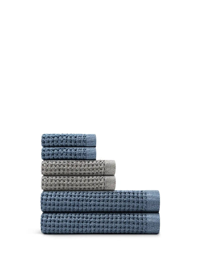 Supima® Waffle 6pc Bath Towel Bundle