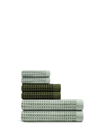 Supima® Waffle 6pc Bath Towel Bundle