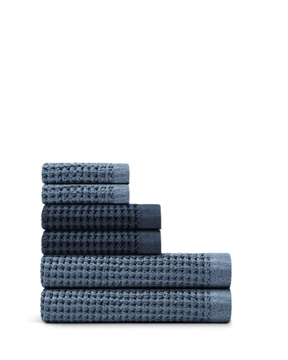 Supima® Waffle 6pc Bath Towel Bundle