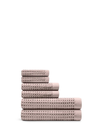 Supima® Waffle 6pc Bath Towel Bundle