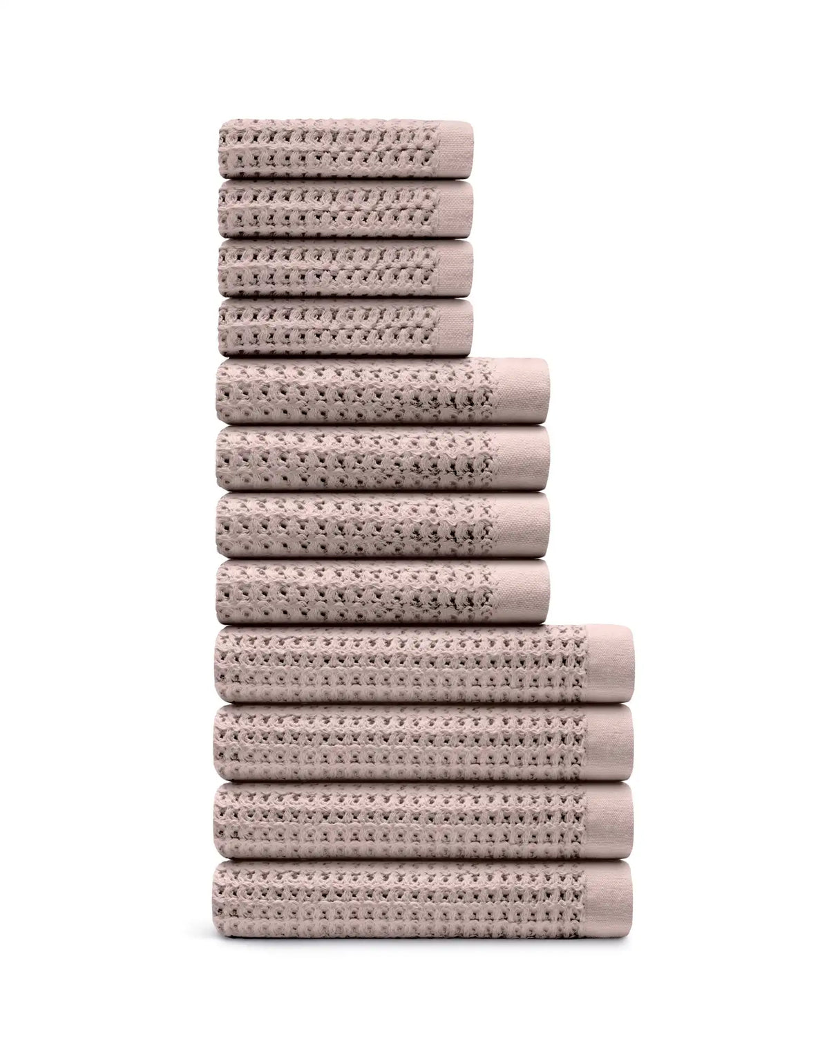 Supima® Waffle 12pc Bath Towel Move-In Bundle