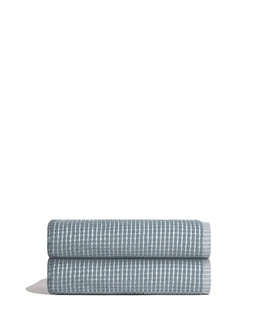 Sculpted Terry Bath Towels