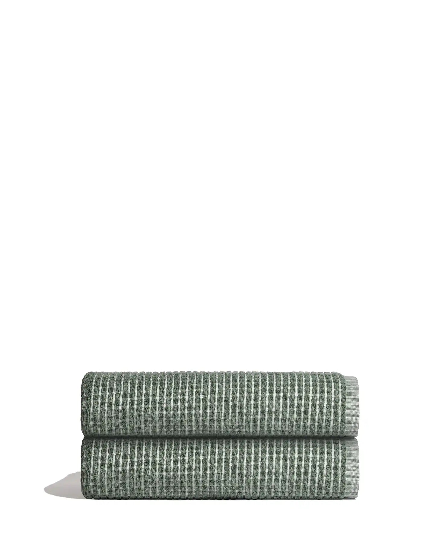 Sculpted Terry Bath Towels
