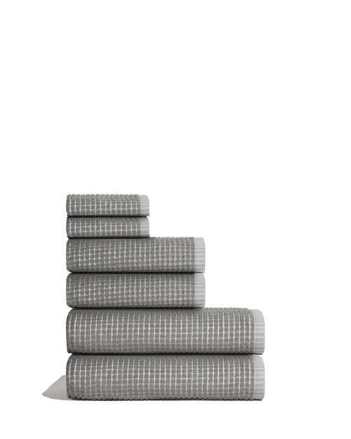 Sculpted Terry 6pc Towel Bundle