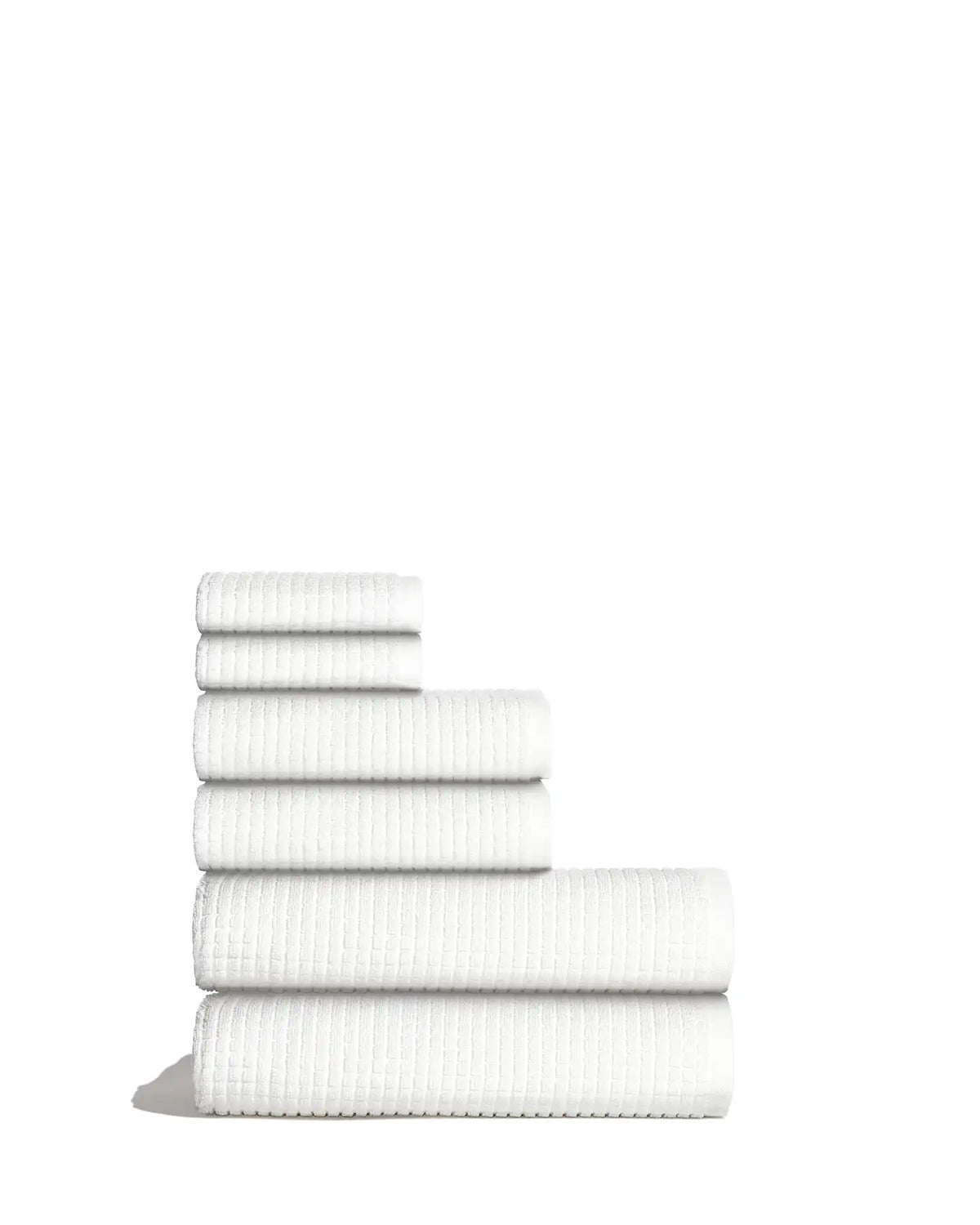 Sculpted Terry 6pc Towel Bundle