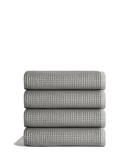 Sculpted Terry Bath Towels