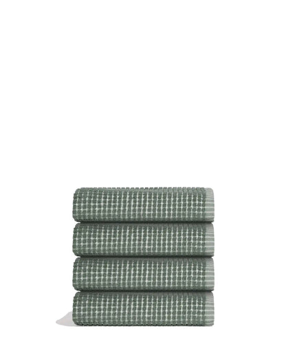 Sculpted Terry Hand Towels