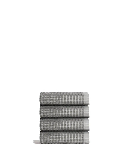Sculpted Terry Face Towels