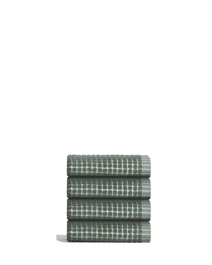 Sculpted Terry Face Towels