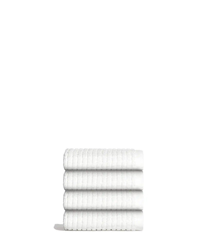 Sculpted Terry Face Towels