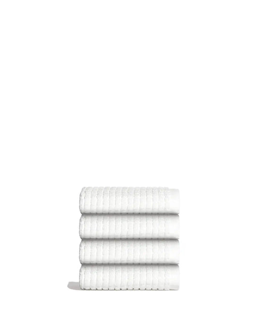 Sculpted Terry Face Towels