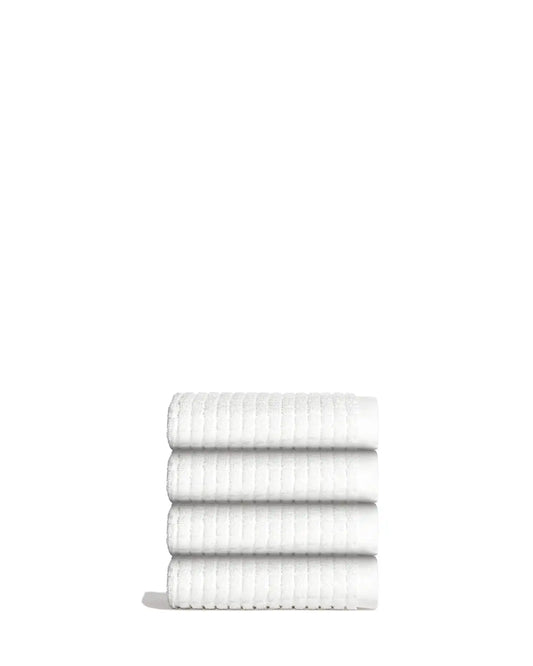 Sculpted Terry Face Towels