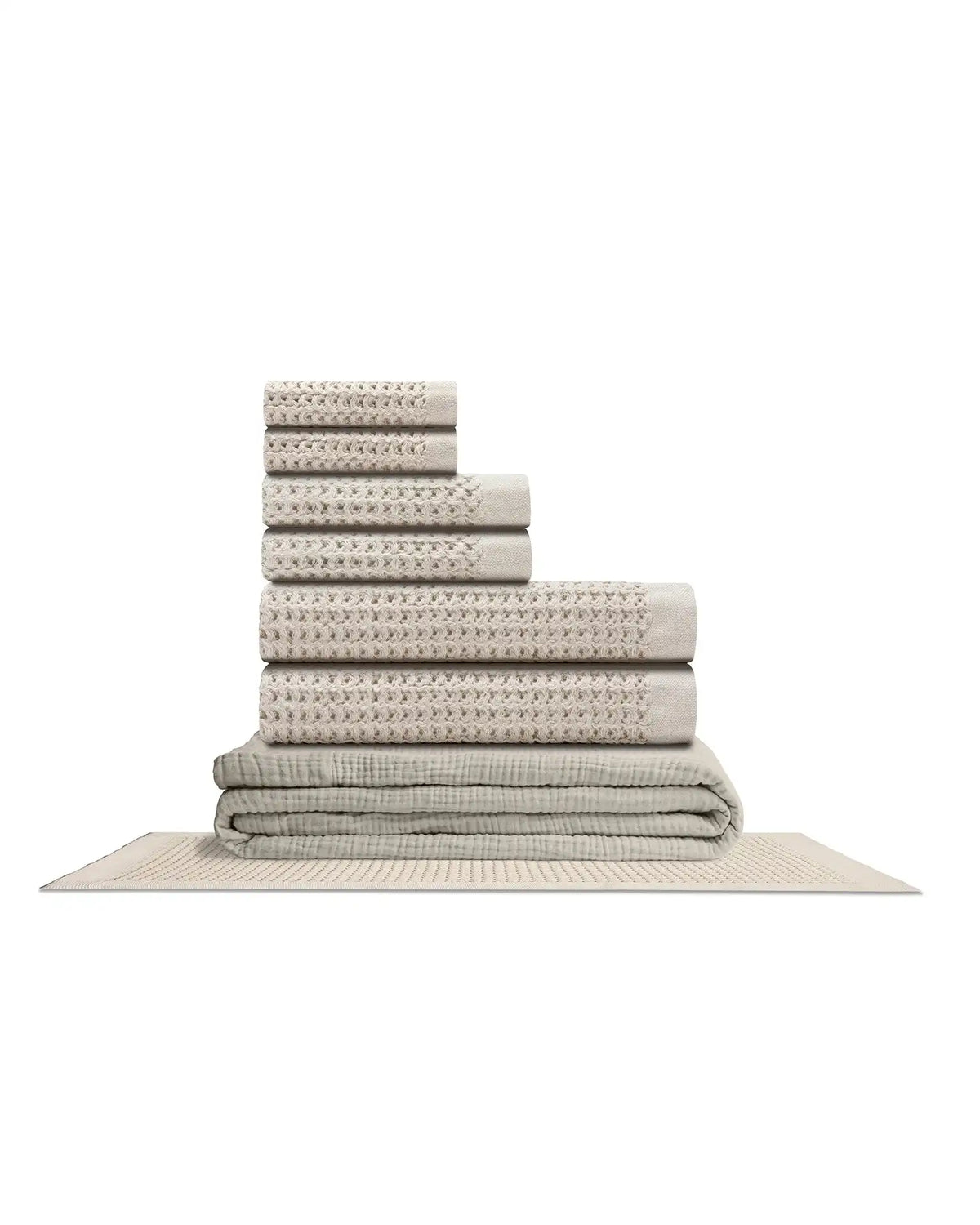 Supima® Waffle Complete Bathroom Bundle