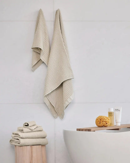 Supima® Waffle 12pc Bath Sheet Move-In Bundle