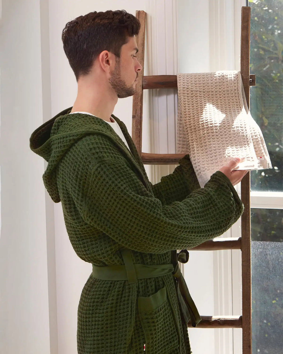 Supima® Waffle Bath Robe