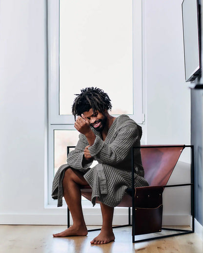 Supima® Waffle Bath Robe