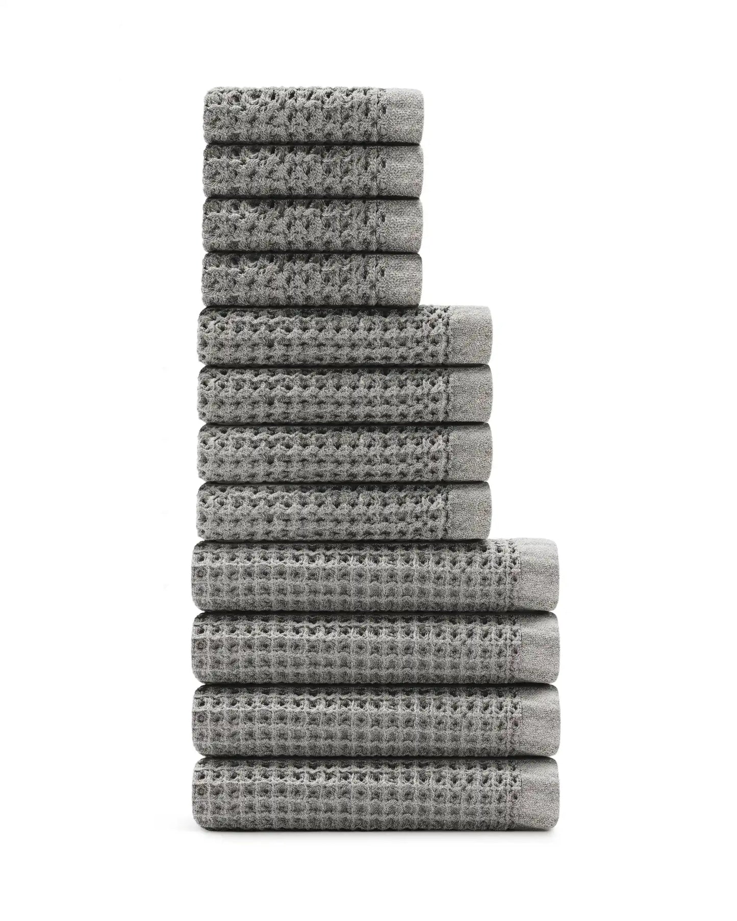 Supima® Waffle 12pc Bath Towel Move-In Bundle