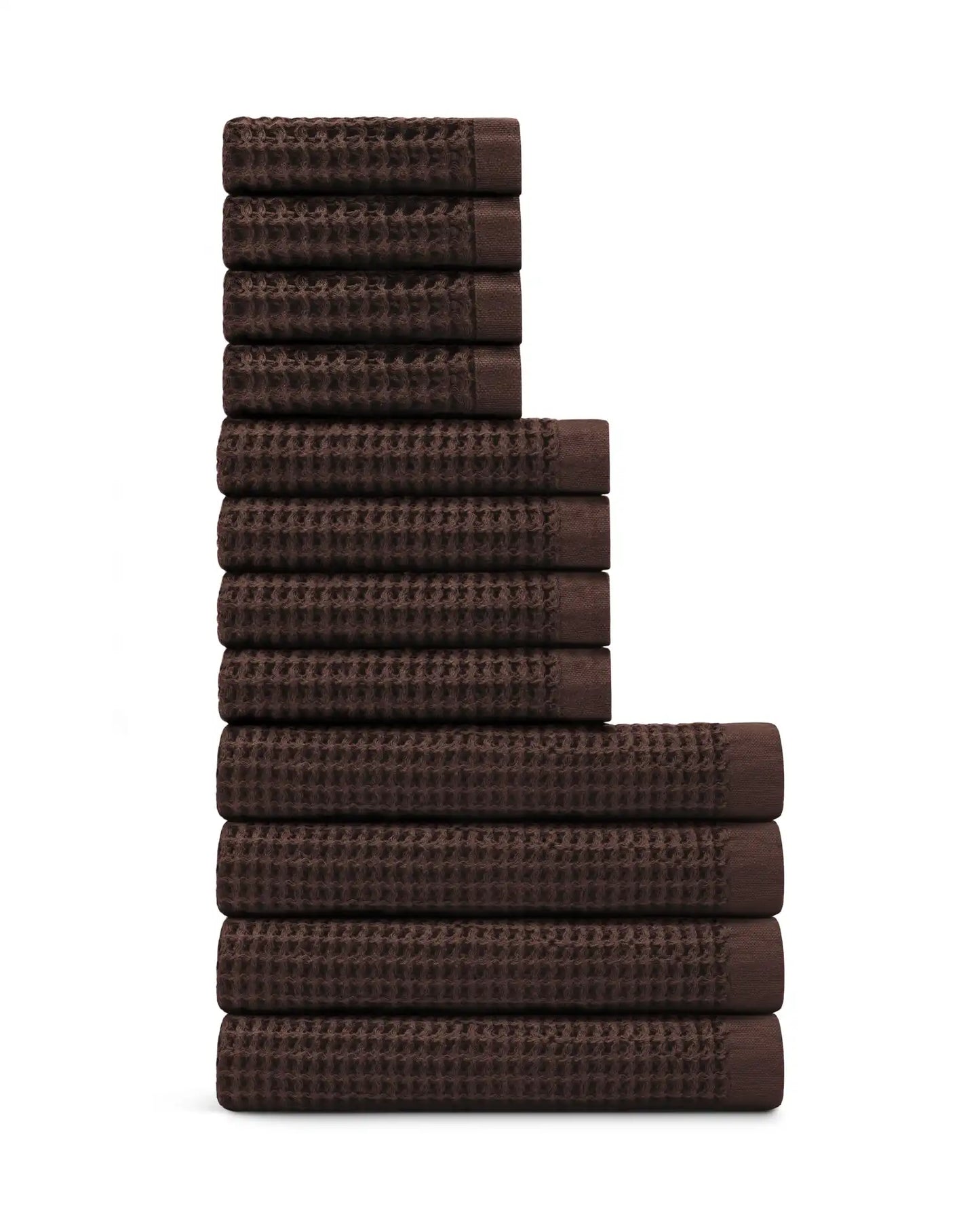 Supima® Waffle 12pc Bath Sheet Move-In Bundle