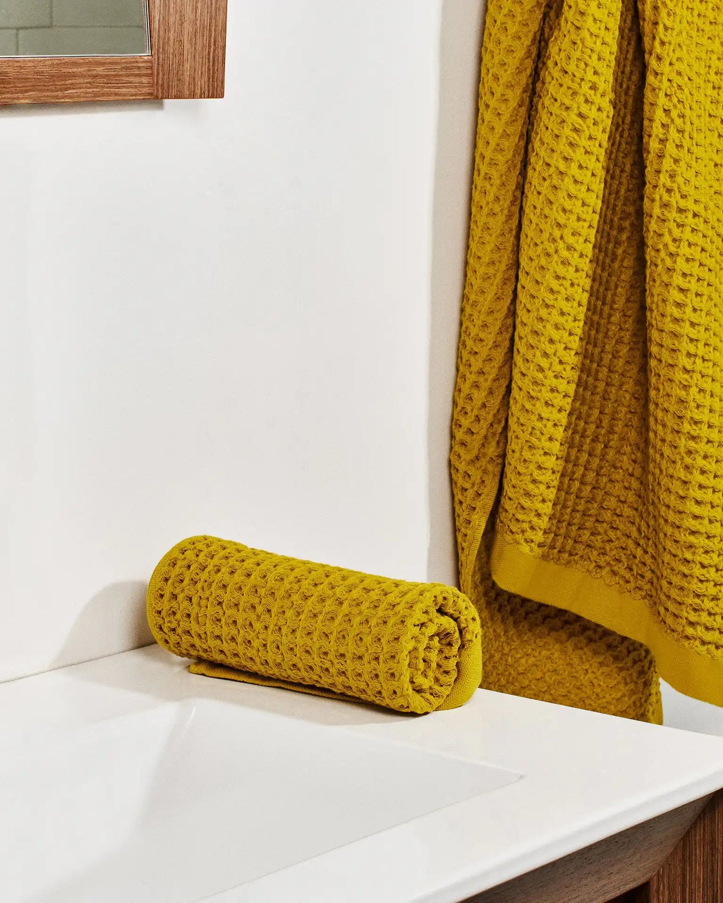 Supima® Waffle 12pc Bath Sheet Move-In Bundle