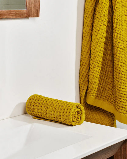 Supima® Waffle 12pc Bath Sheet Move-In Bundle
