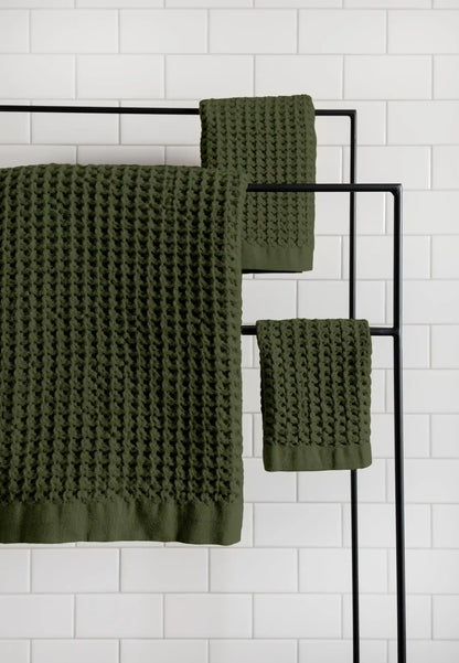 Supima® Waffle Face Towels